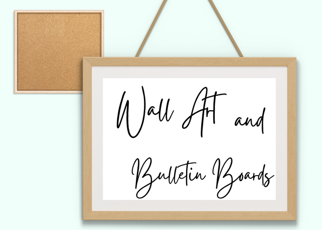 Wall Art & Bulletin Board Decor