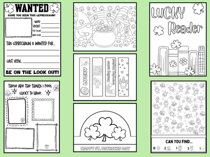 March | Cut + Color + Craft | Classroom Printables