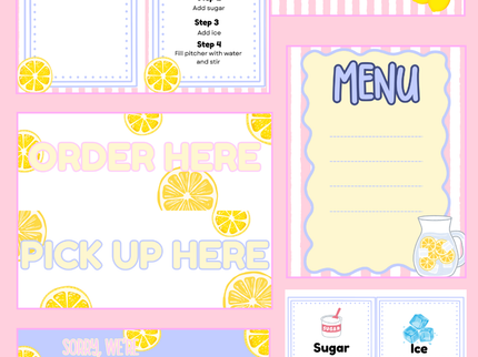 Dramatic Play Lemonade Stand