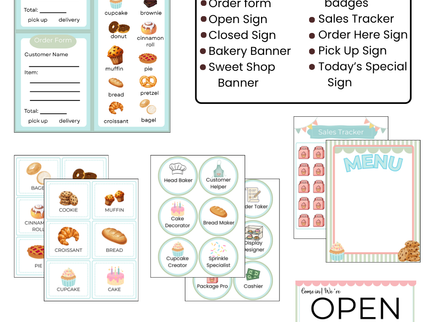 Bakery Pretend Play