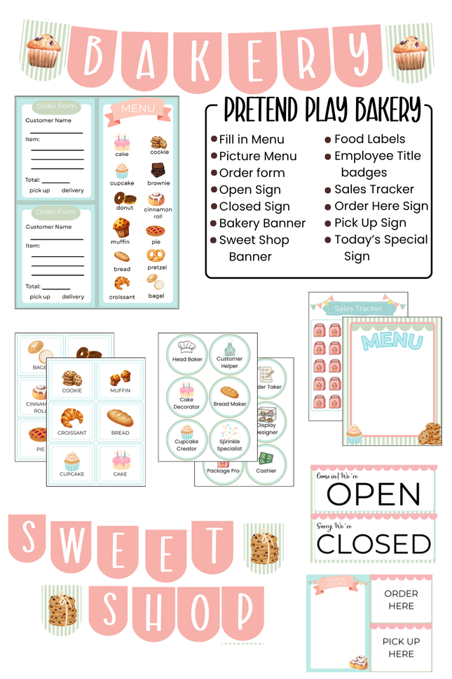 Bakery Pretend Play