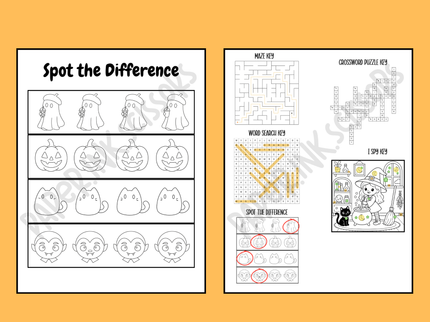 Halloween Activity Pack