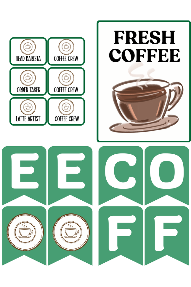 Coffee Shop - Pretend Play