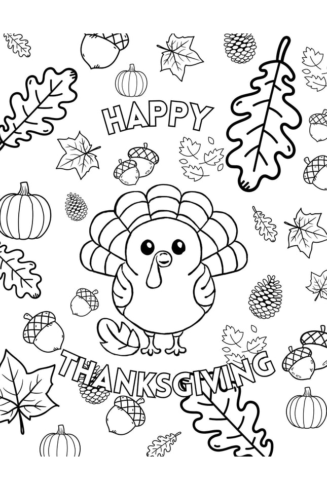 Thanksgiving Coloring Pages