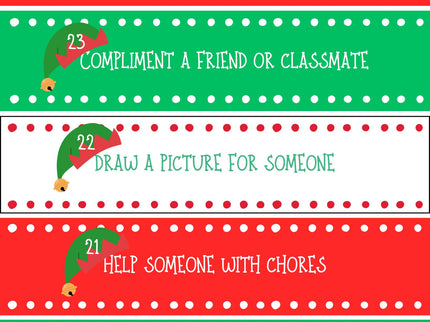 Christmas Countdown Chain_ Acts of Kindness