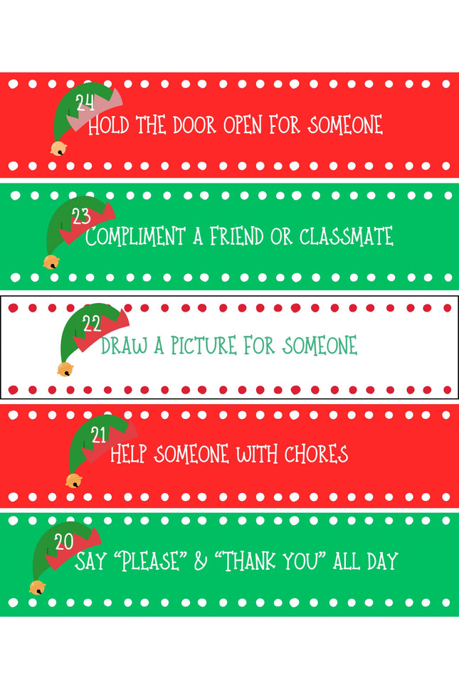 Christmas Countdown Chain_ Acts of Kindness
