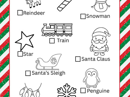 Christmas Lights Scavenger Hunt