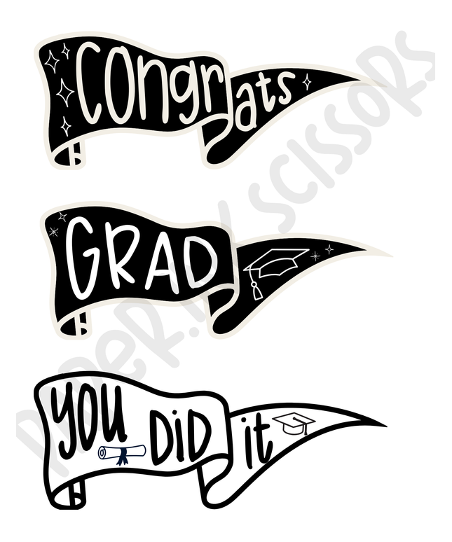 Grad Tags and Flags