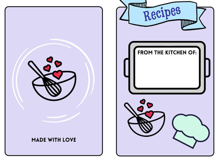 My Recipe Book - Print in color
