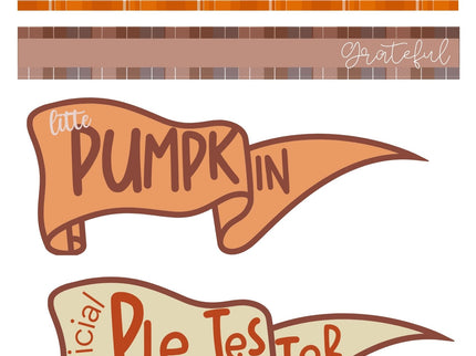 Fall Pennant Flags