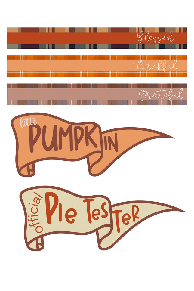 Fall Pennant Flags