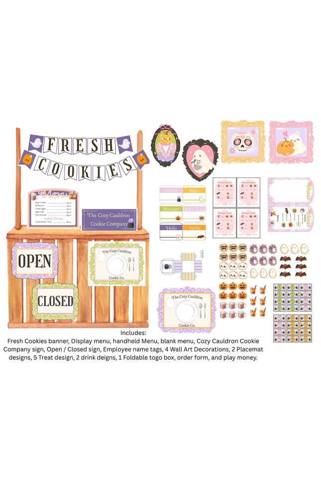 Cozy Cauldron Cookie Company Pretend Play