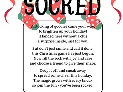We've been socked!