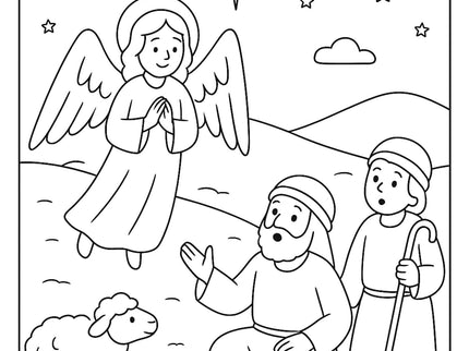 Christmas Christian Coloring 8 Pack