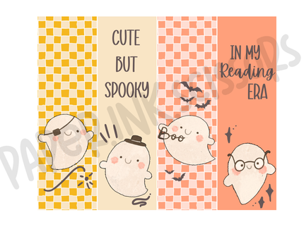 Skeleton and Ghost Bookmarks