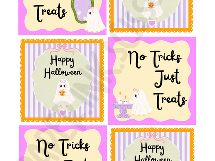 Cutesy Halloween Tags