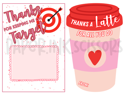 Teacher Appreciation Valentine Gift Card Holders