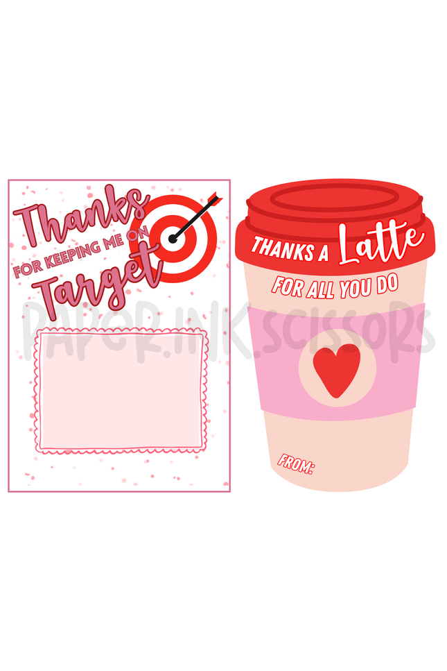Teacher Appreciation Valentine Gift Card Holders