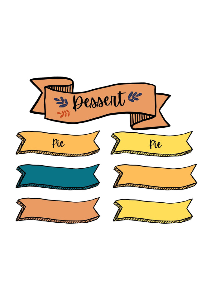 Thanksgiving Table Flags