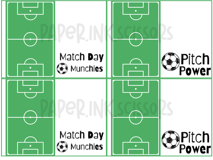 Soccer Snack Labels