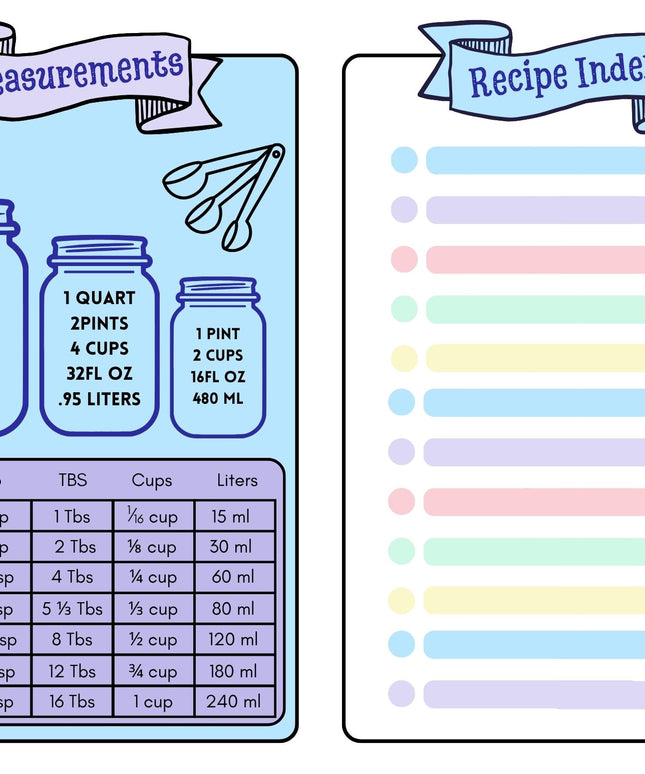 My Recipe Book - Print in color – paper.ink.scissors