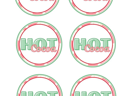 Hot Cocoa Tags and Flags