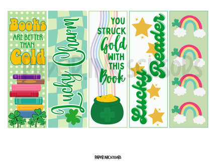 St. Patrick's Day Bookmarks | Printable Bookmarks