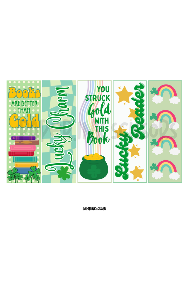 St. Patrick's Day Bookmarks | Printable Bookmarks