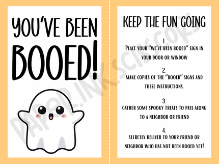 You've been Booed Kit