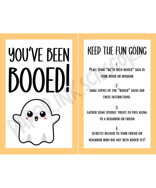 You've been Booed Kit