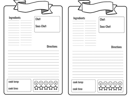 My Recipe Book - Color me