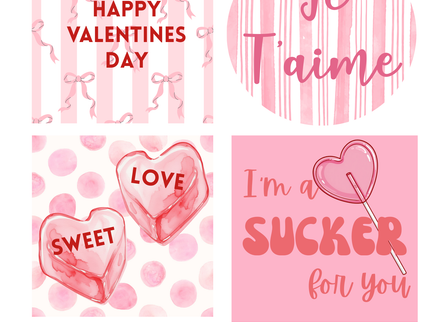 Valentines Day | Tags and Flags