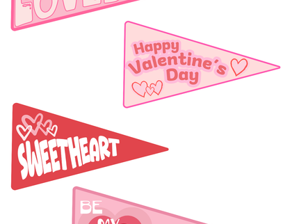 Valentines Day | Tags and Flags