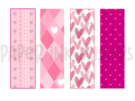 Book Club Bookmarks | Printable Bookmarks Valentine