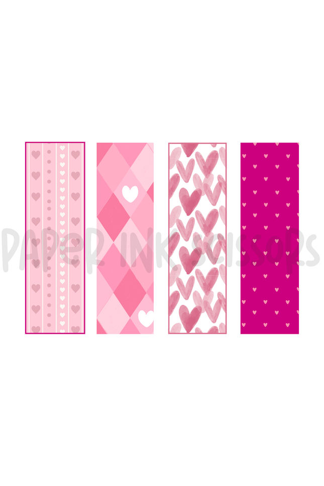 Book Club Bookmarks | Printable Bookmarks Valentine