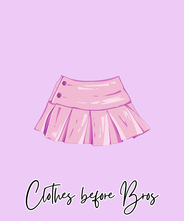 Clothes before Bros | Wall Art