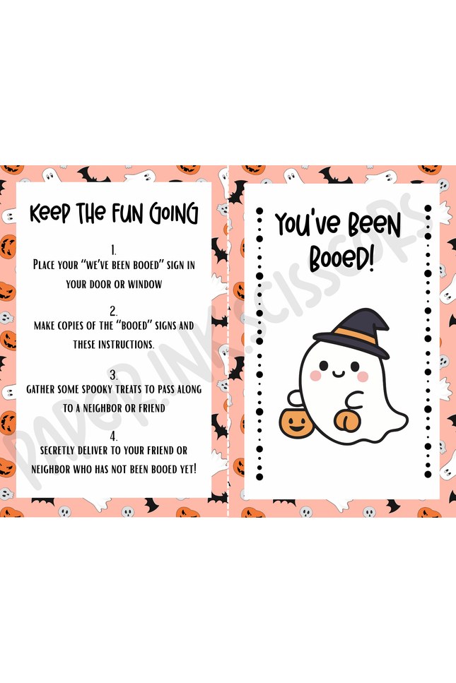 You've been Booed Kit 2