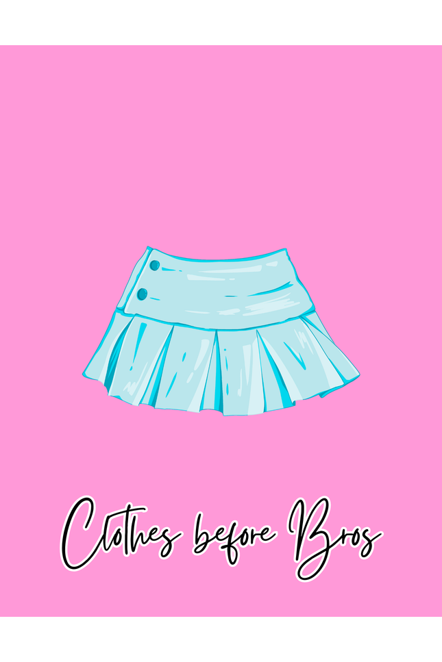 Clothes before Bros | Printable Wall Art