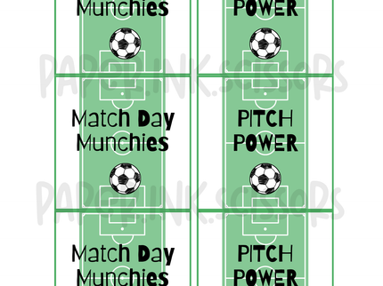 Soccer Snack Labels