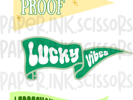St. Patrick's Day Tags + Flags