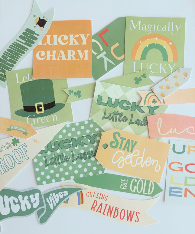 St. Patrick's Day Tags + Flags