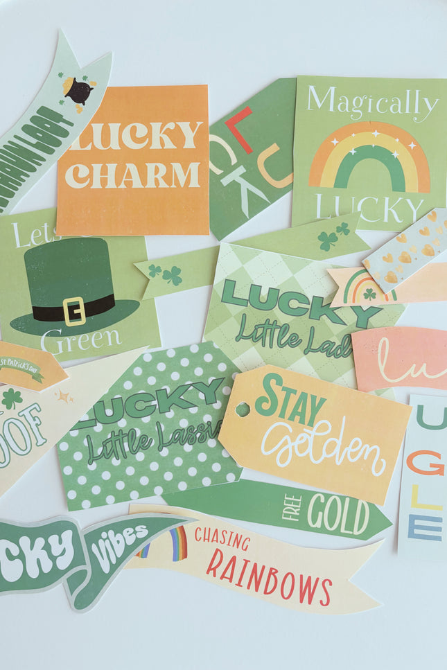 St. Patrick's Day Tags + Flags