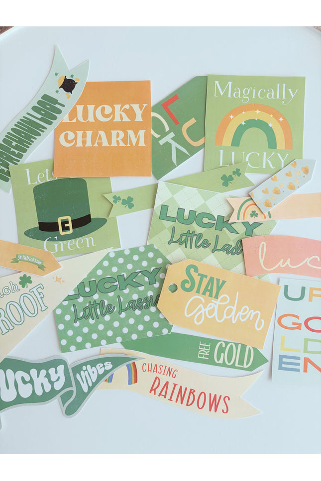 St. Patrick's Day Tags + Flags