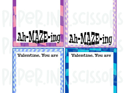 Ah-MAZE-ing | Printable Valentine