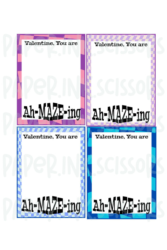 Ah-MAZE-ing | Printable Valentine