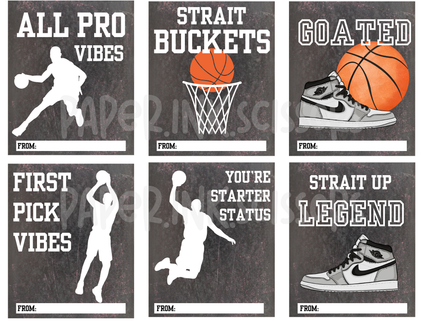Basketball MVP | Printable Valentine