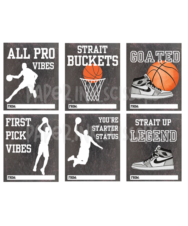 Basketball MVP | Printable Valentine