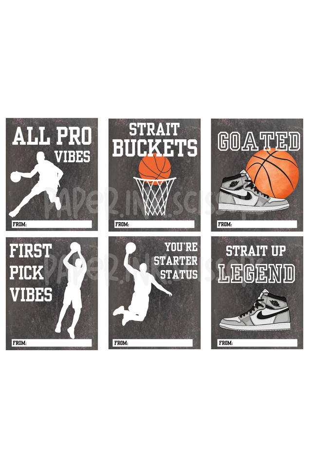 Basketball MVP | Printable Valentine