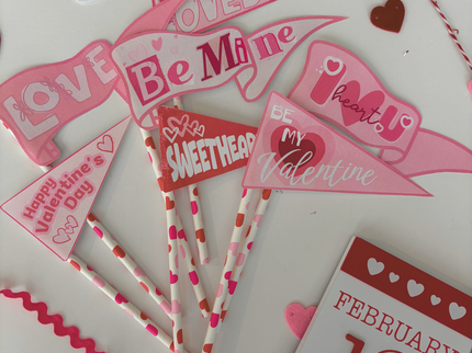 Valentines Day | Tags and Flags