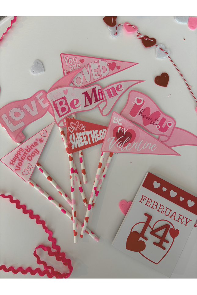 Valentines Day | Tags and Flags